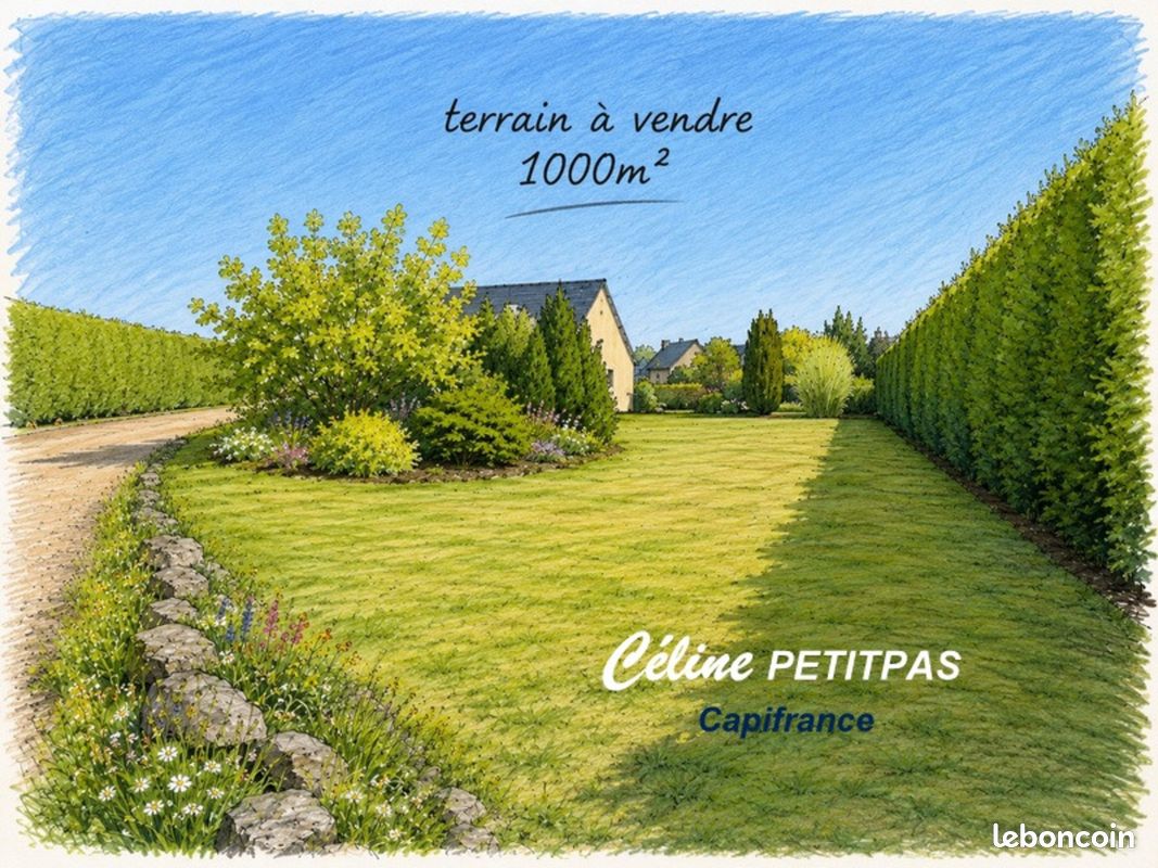 Terrain 1 000 m² Iffendic · 96 000 €