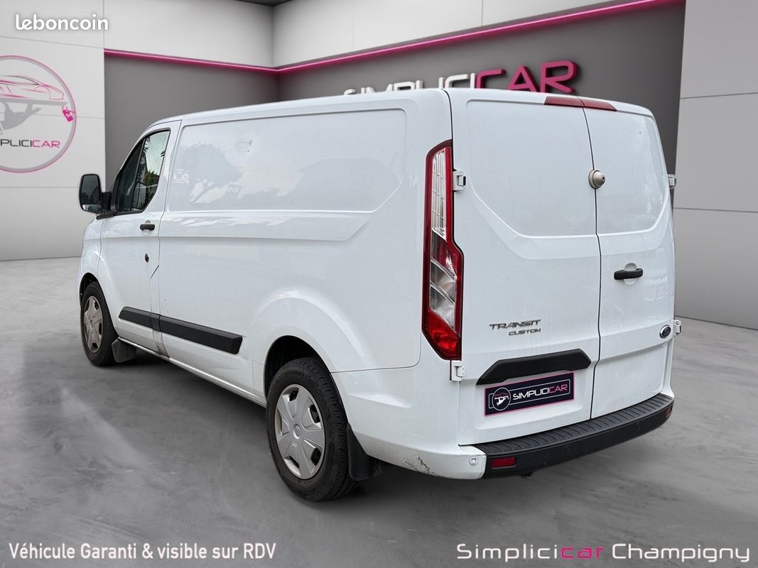 Ford transit custom fourgon 320 l1h1 2.0 ecoblue 130 bva trend business - tva récupérable - carplay - radar av/ar - climatisat (image 3)