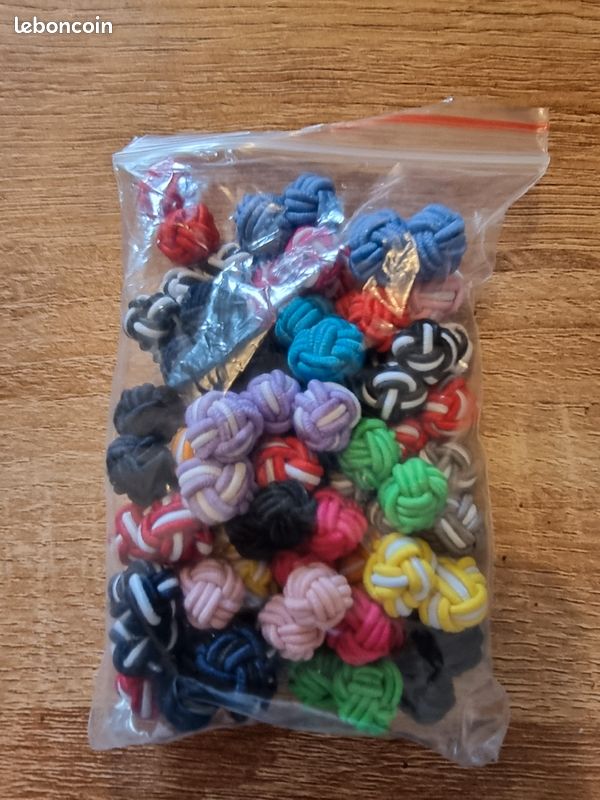 Boutons de manchettes nœud chinois (image 1)