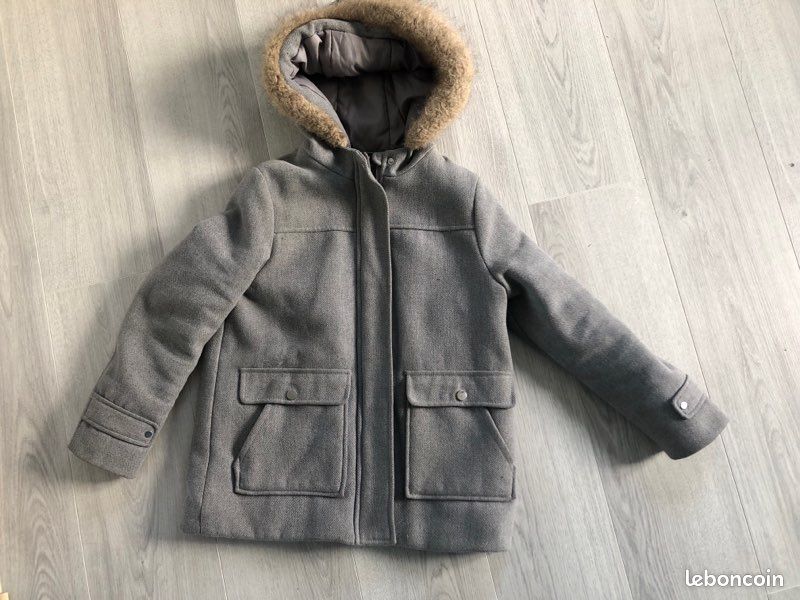 Manteau fille 12 ans gris kiabi parka caban hiver Vêtements
