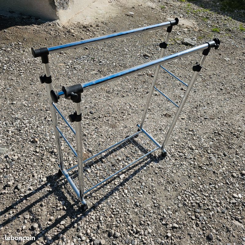 Portant double barre - pour fringues exigeantes et chaussures ambitieuses (image 1)