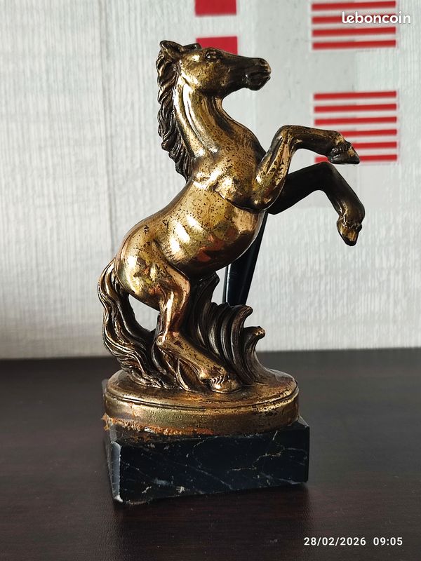 Porte-cheval Hamilton En Laiton Massif - Taille Grand (500-725 Lbs) - Neuf Vert