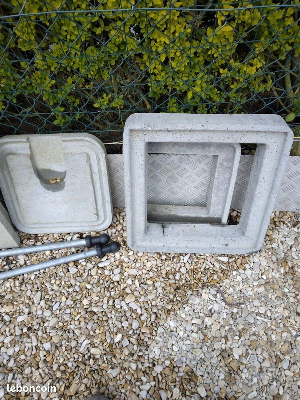 Regard 30*30 / 40*40 gaines pvc portail 3m ferraille béton (image 3)