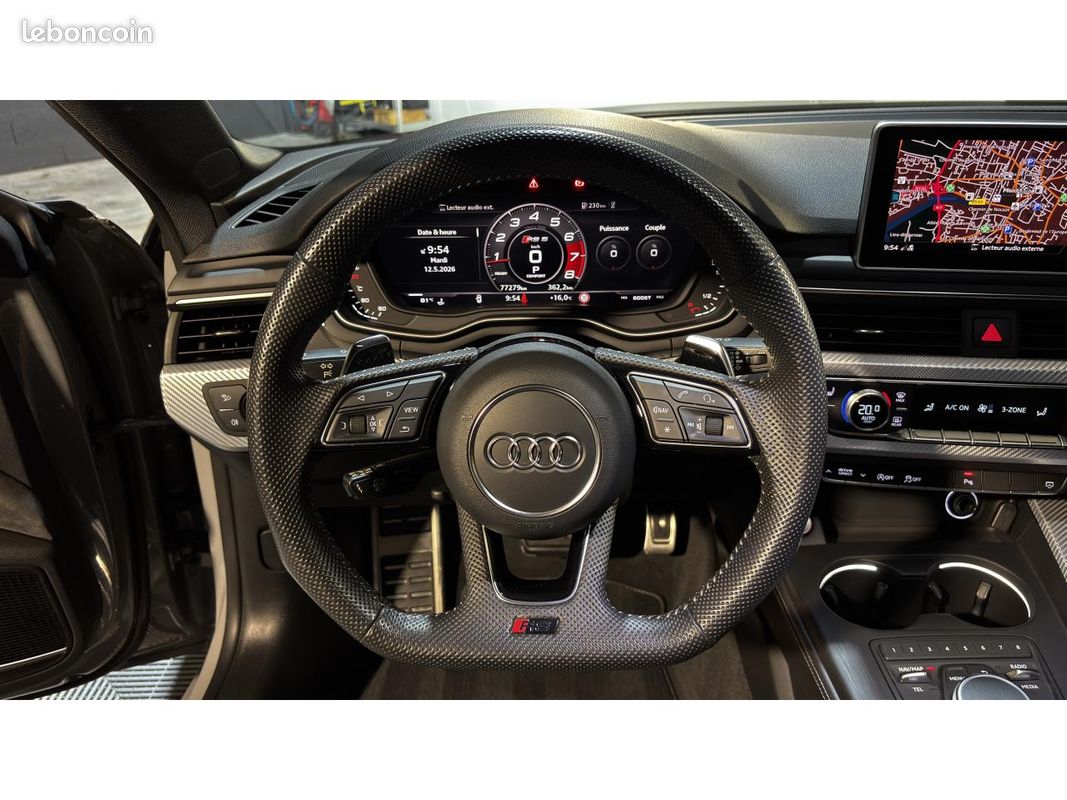 AUDI RS5 SPORTBACK Quattro 2.9 V6 TFSI Tiptronic - PPF MAT - RESSORTS COURTS (image 14)