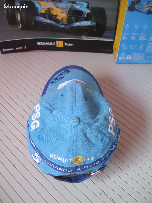 Casquette Renault F1 Team Alonso - Formule 1 - Taille Unique Snapback - Occasion Très Bon État