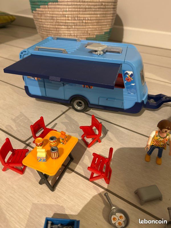 Playmobil 9502 Fun Park Pick Up met caravan nieuw in doos - Speelgoed | Playmobil