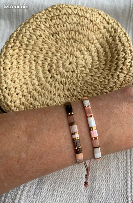 Bracelet fait main, en perles japonaises (image 2)