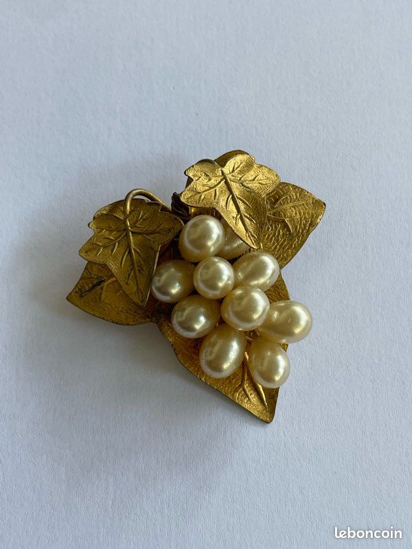 Bijoux Ancienne Broche pour Monnaie ou Pierre (7-37/1