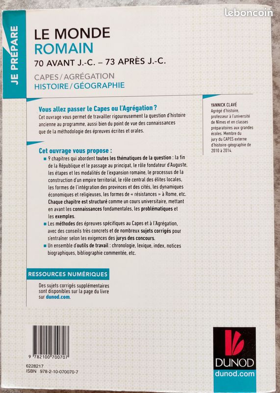 Le monde romain 70 avant j.c-73 apres j.c (image 2)