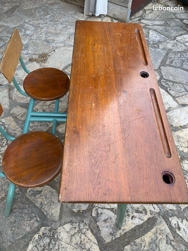 Bureau écolier double (image 1)