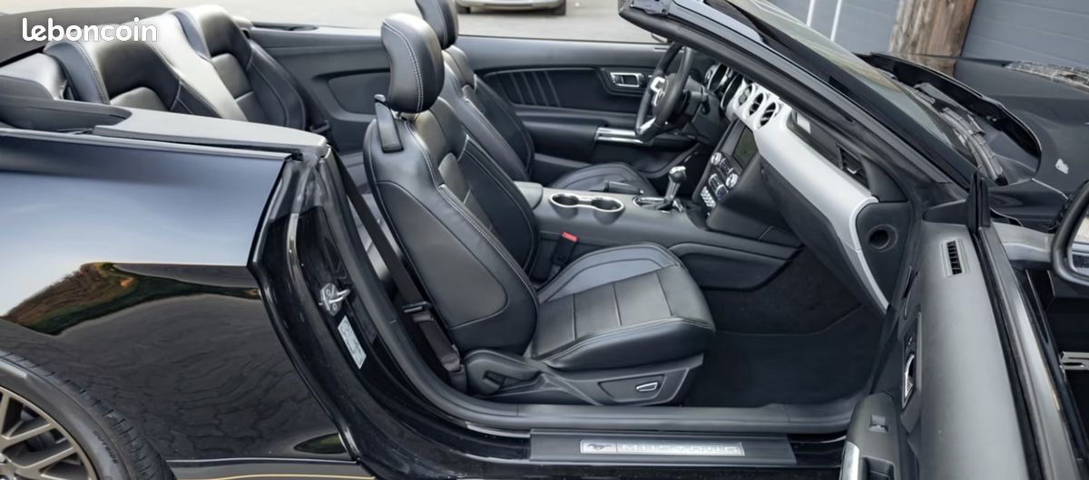 FORD Mustang GT CABRIOLET 5.0 V8 421CH BVA - BULL-X - CUIR - 30 591 KM (image 10)