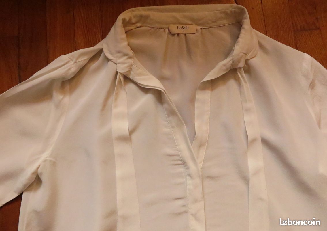 Chemisier Bash Chemise Blanche Chemise Brona Blanc Ecru // Ba&sh FR