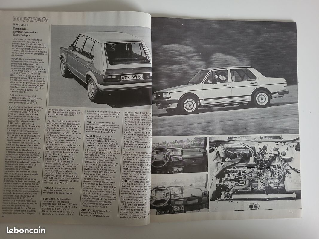 L'automobile n°411 09/1980 special salon toyota porsche vw audi ritmo clenet (image 5)