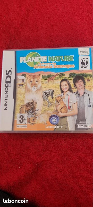 Jeu DS Planète Nature : Au Secours Des Animaux Sauvages - Complet, Comme Neuf, Français
