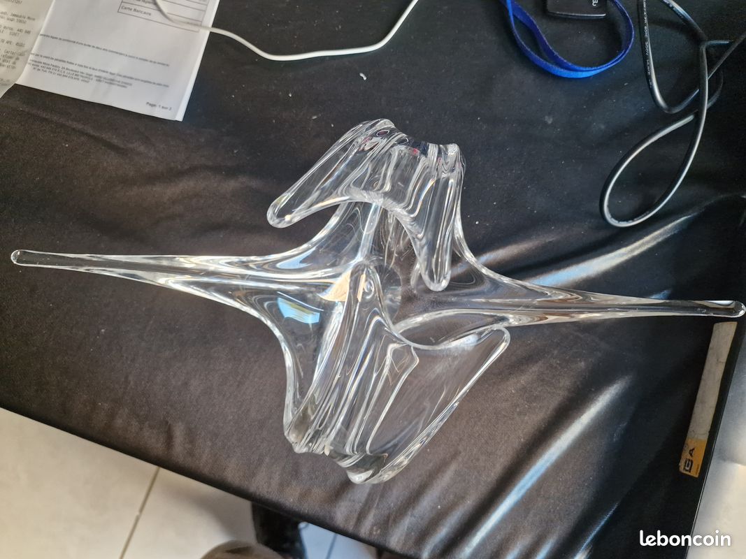 Sculpture en verre soufflé – Style Murano – Élégance Vintage (image 2)