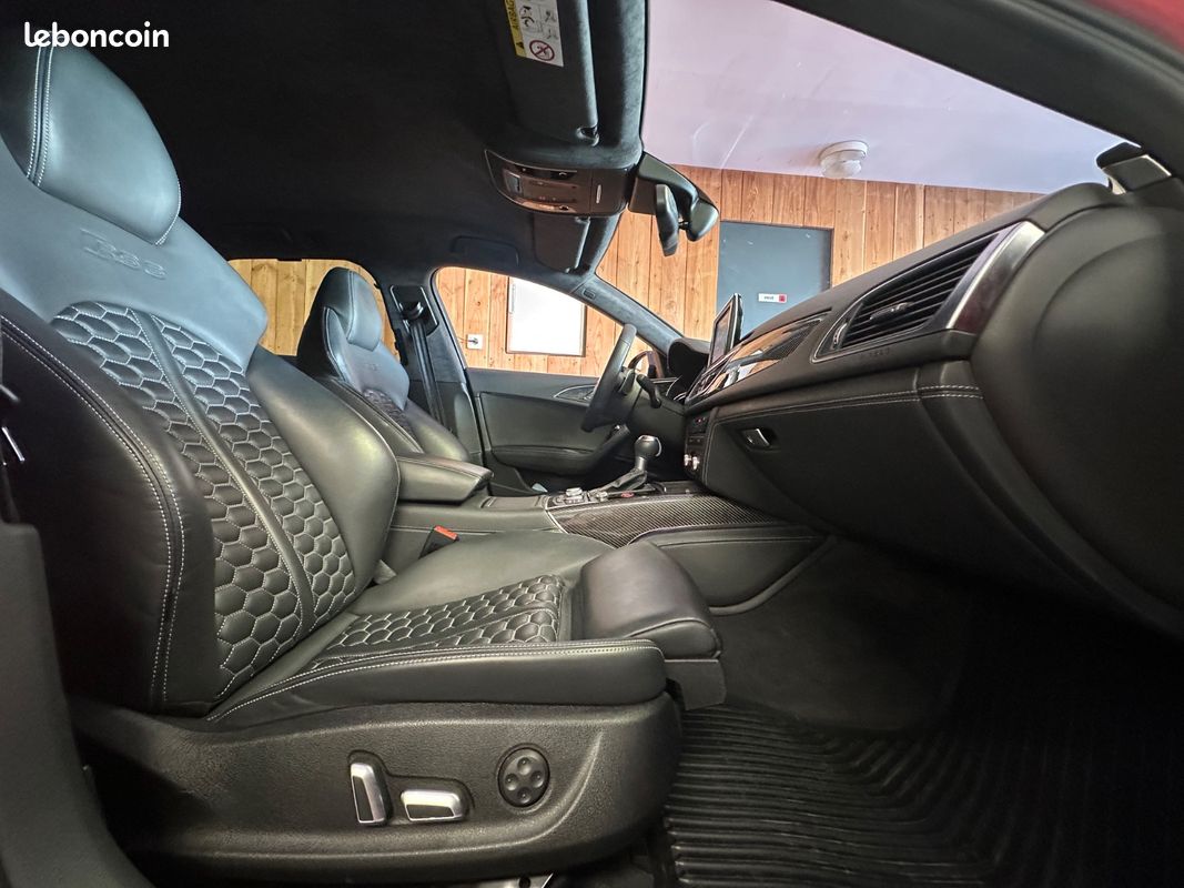 Audi RS 6 4.0 TFSI 560CH QUATTRO + ECHAPPEMENT RS + SOUND BOSE + ENTRETIEN CONSTRUCTEUR + SIEGES CHAUFFANTS/ELECTRIQUES + GARANTIE 12 MOIS (image 12)