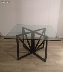 Table carrée en verre (image 2)