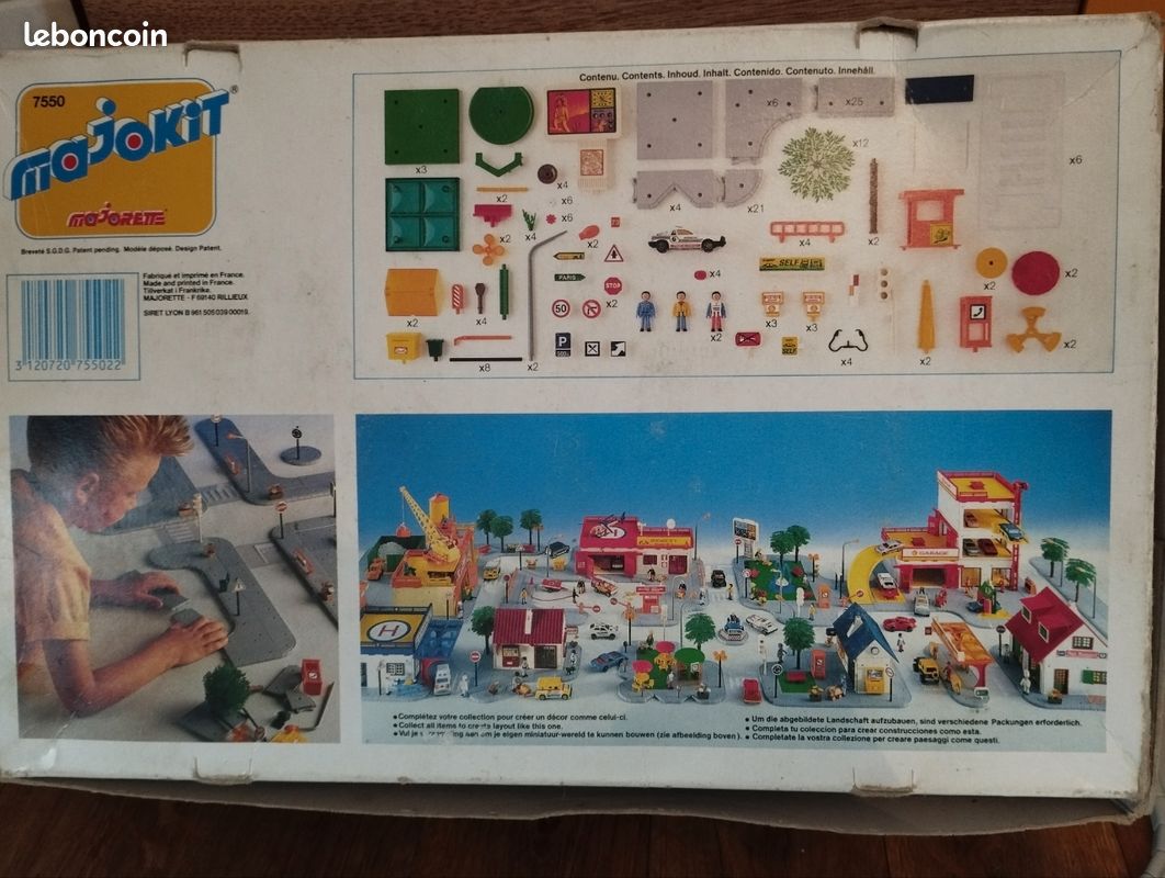 Majokit La poste 7401 + lot 65 pièces Majokit Majorette