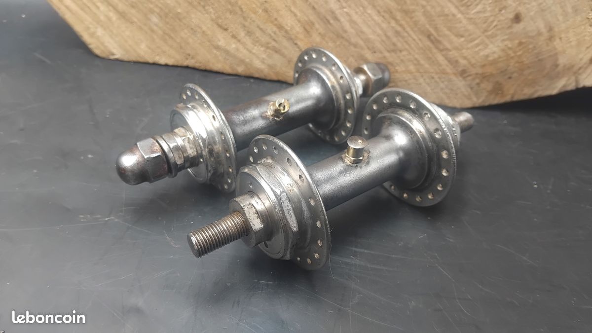 2x Graisseur ancien velo 1900 Old Bike Pair Grease Nipple 4