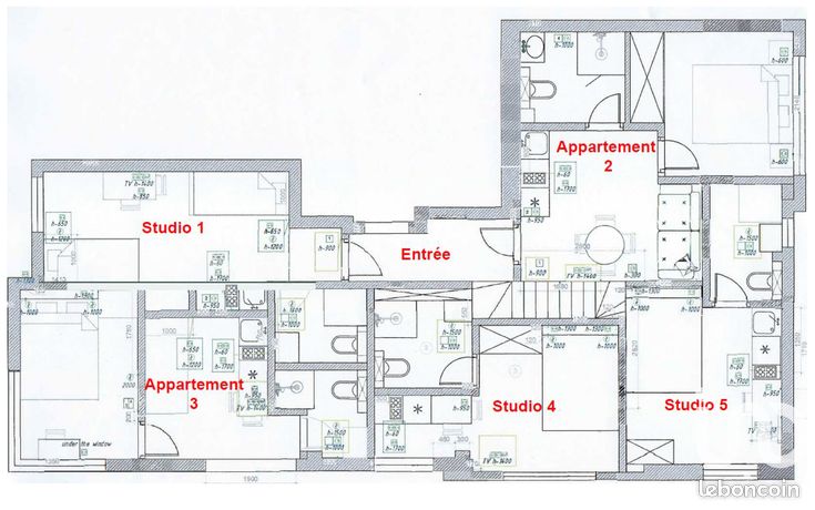 Appartement 11 pièces 123 m² — 10