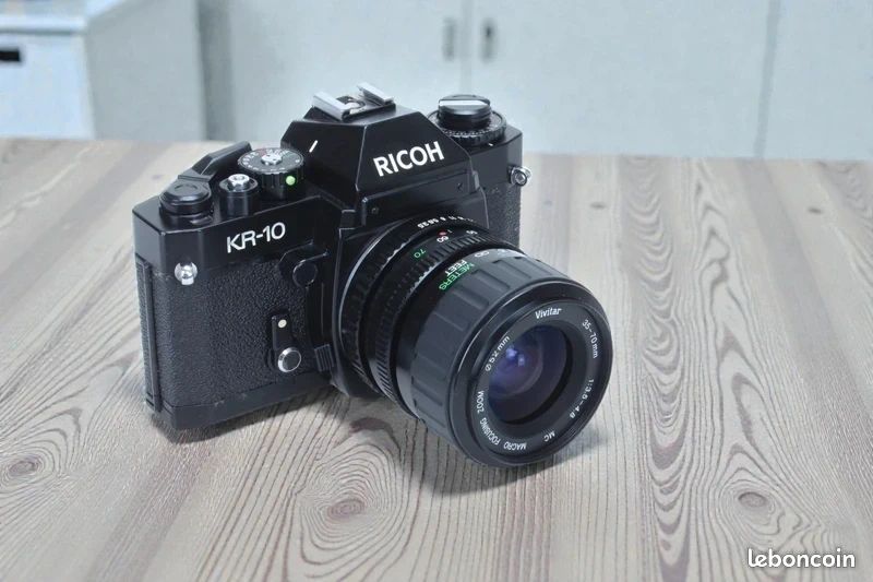 Appareil Photo Argentique Ricoh KR-10 – Vintage, état Fonctionnel