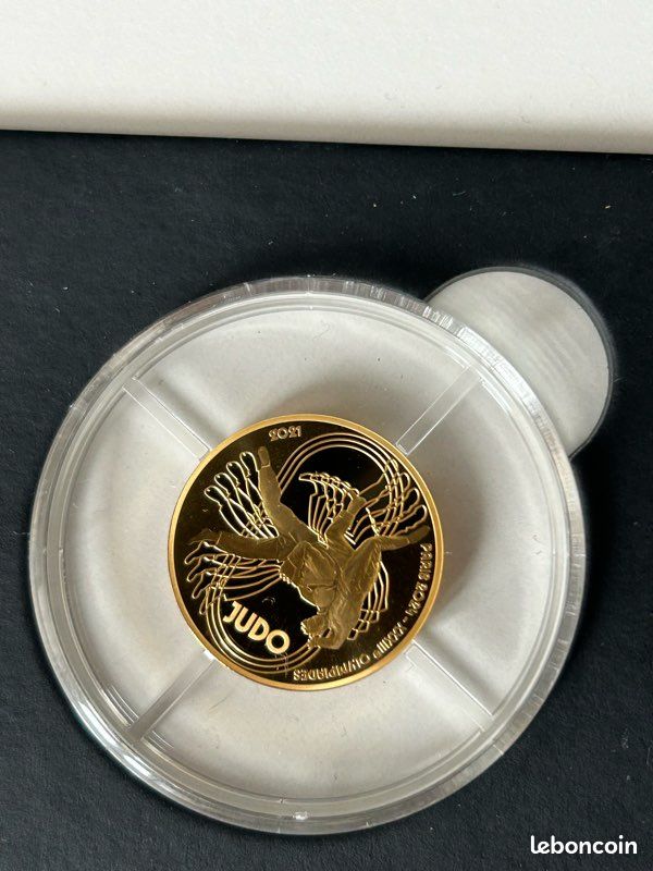 50 Or Monnaie de Paris – Judo Paris 2024 – BE – Coffret + certificat (image 4)