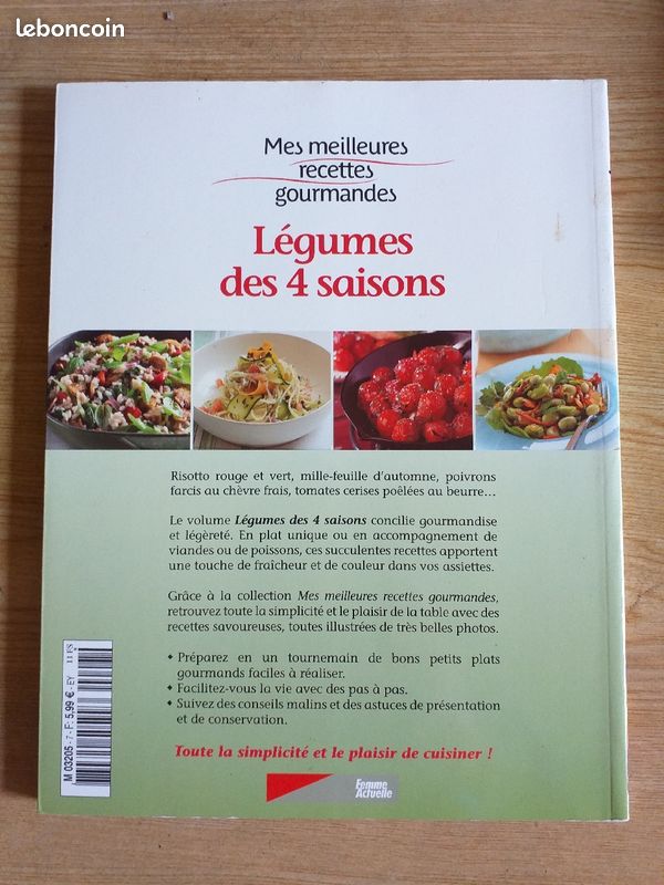 Livre cuisine Légumes des 4 saisons (image 2)