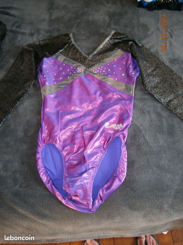 Justaucorps moreau logo strass, manches longues T1 (image 1)
