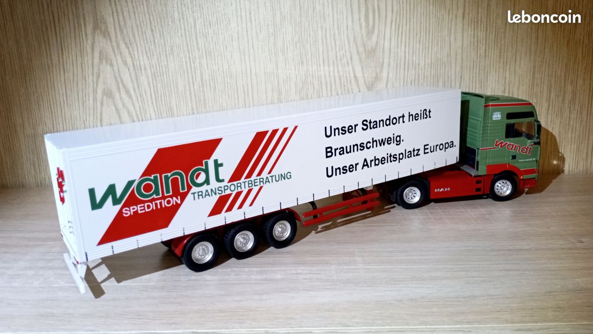 66129/01 MAN 1:50, TG-A M mit CARNEHL Halbschalenmulde, Conrad, Carnehl