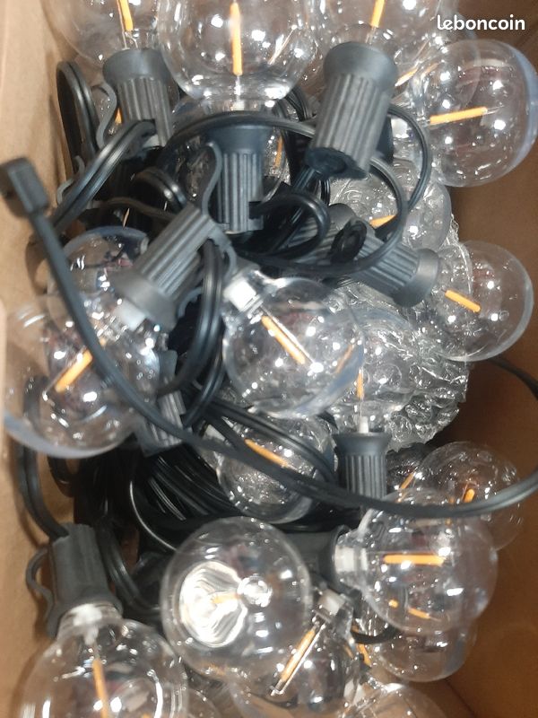 Guirlandes, Guinguette, lampe LED solaire, couleur jaune clair (image 6)