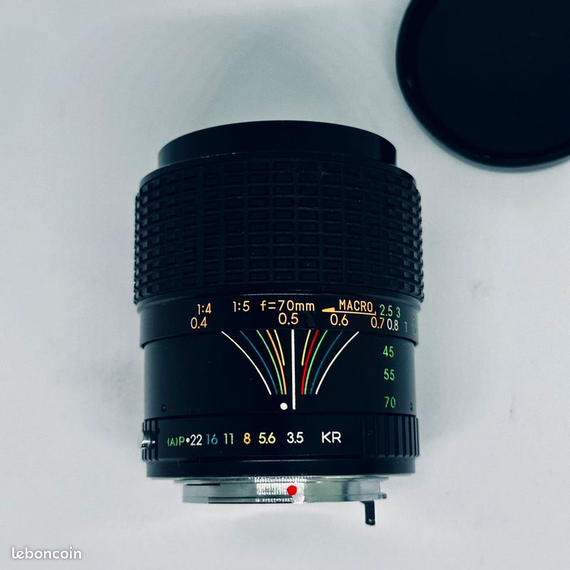 Objectif Zoom Chinon Auto MC 35-70mm F/2,7-3,5 – Monture Pentax PK – Macro
