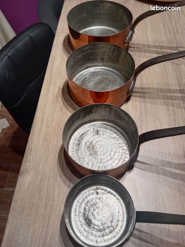 Lot d 4 Casseroles cuivres (image 5)