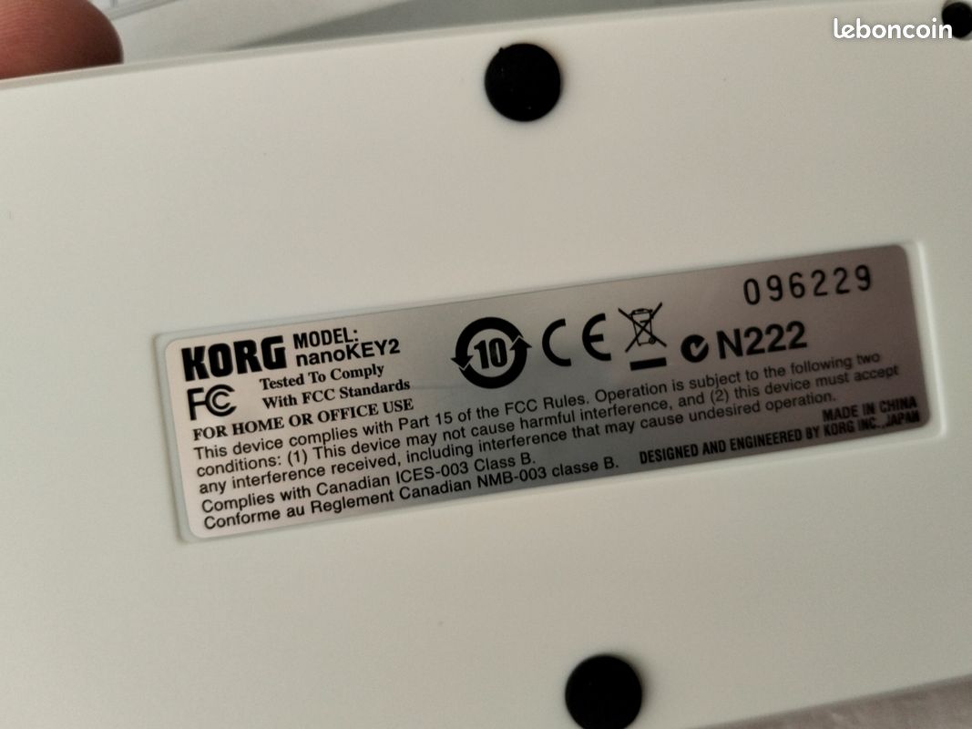 Korg nanoKey2 blanc (image 5)