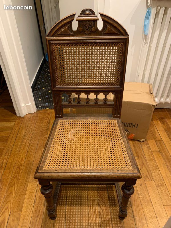 Chaise Henry II - assise en cannage (image 2)