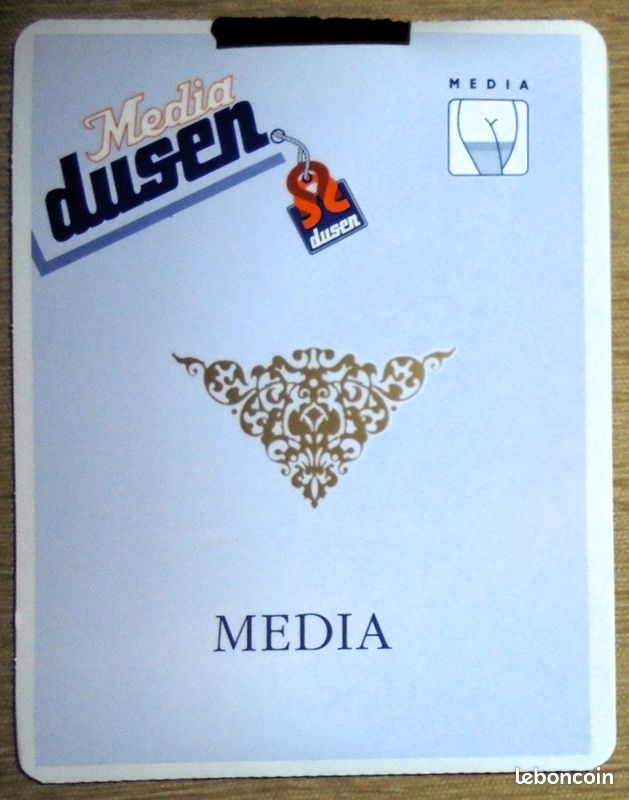 Bas «Dusen-Media» 100% nylon-mousse, jarretière, Taille Unic (2-3-4), vintage, rétro (image 5)