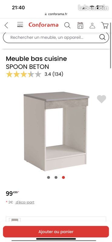 Meuble pour four encastrable (image 1)
