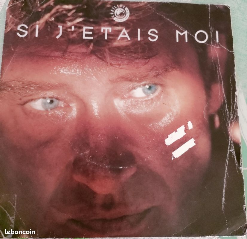 Disque 45 tours Johnny Hallyday - Si j'étais moi (image 1)