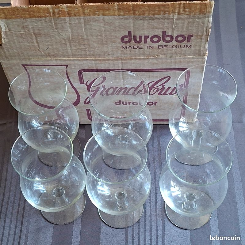 6 Verres Grand Cru Durobor Beaujolais avec boîte d origine (image 1)