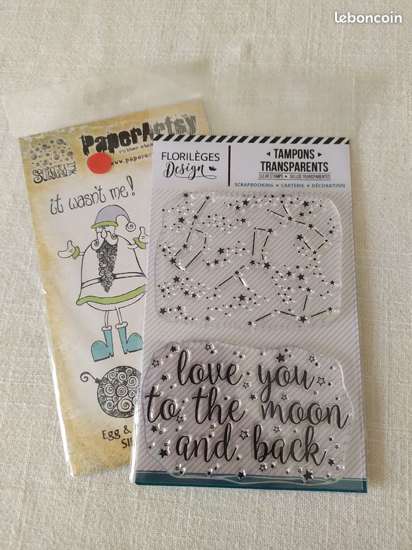 Lot tampons scrapbooking (image 1)