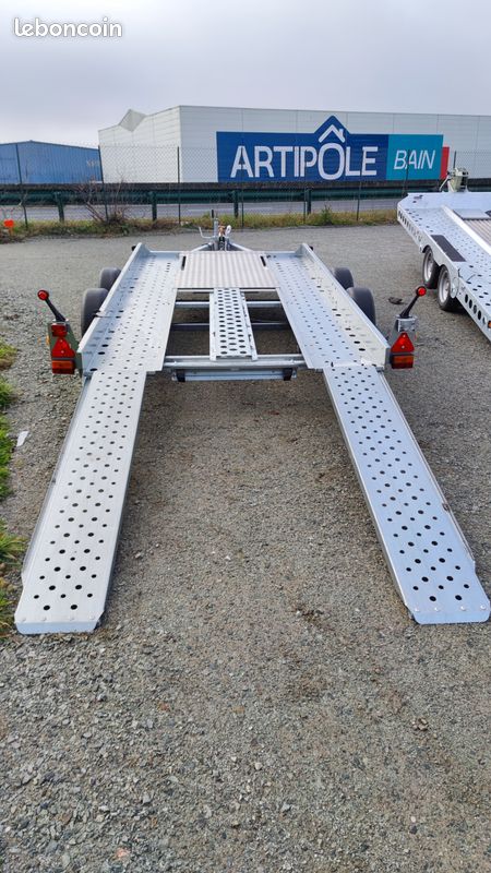 En stock porte voiture plateau Ifor Williams CT136 (image 3)