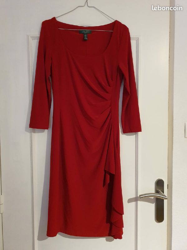 Robe Ralph Lauren rouge (image 1)