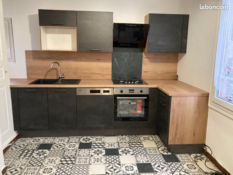 Carrelage 60cm pour crédence cuisine cuisinière (image 1)