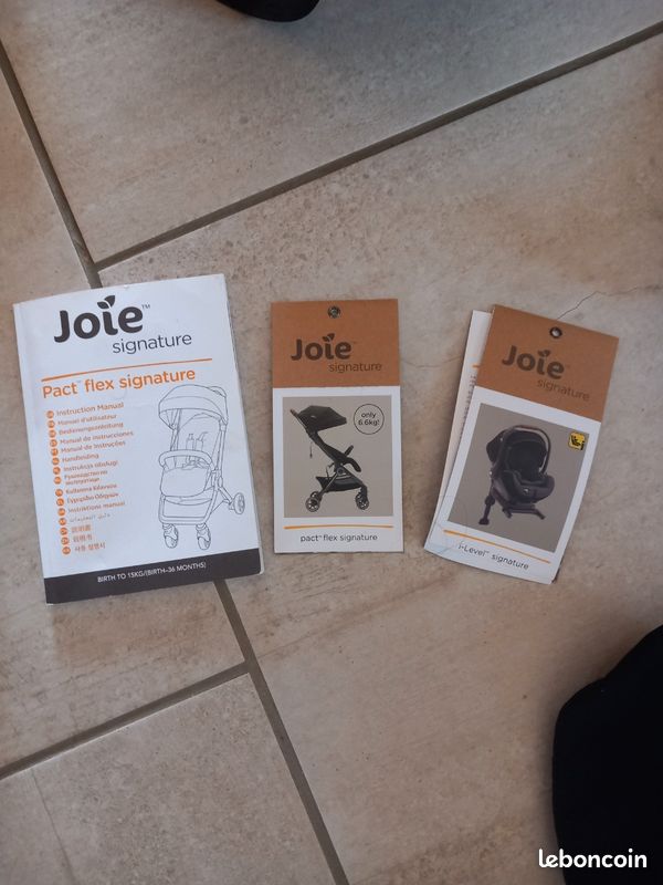 Poussette JOIE + cosy+ base isofix+ housse pluie (image 13)