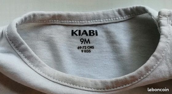 T-shirt manches courtes 9 mois (image 4)