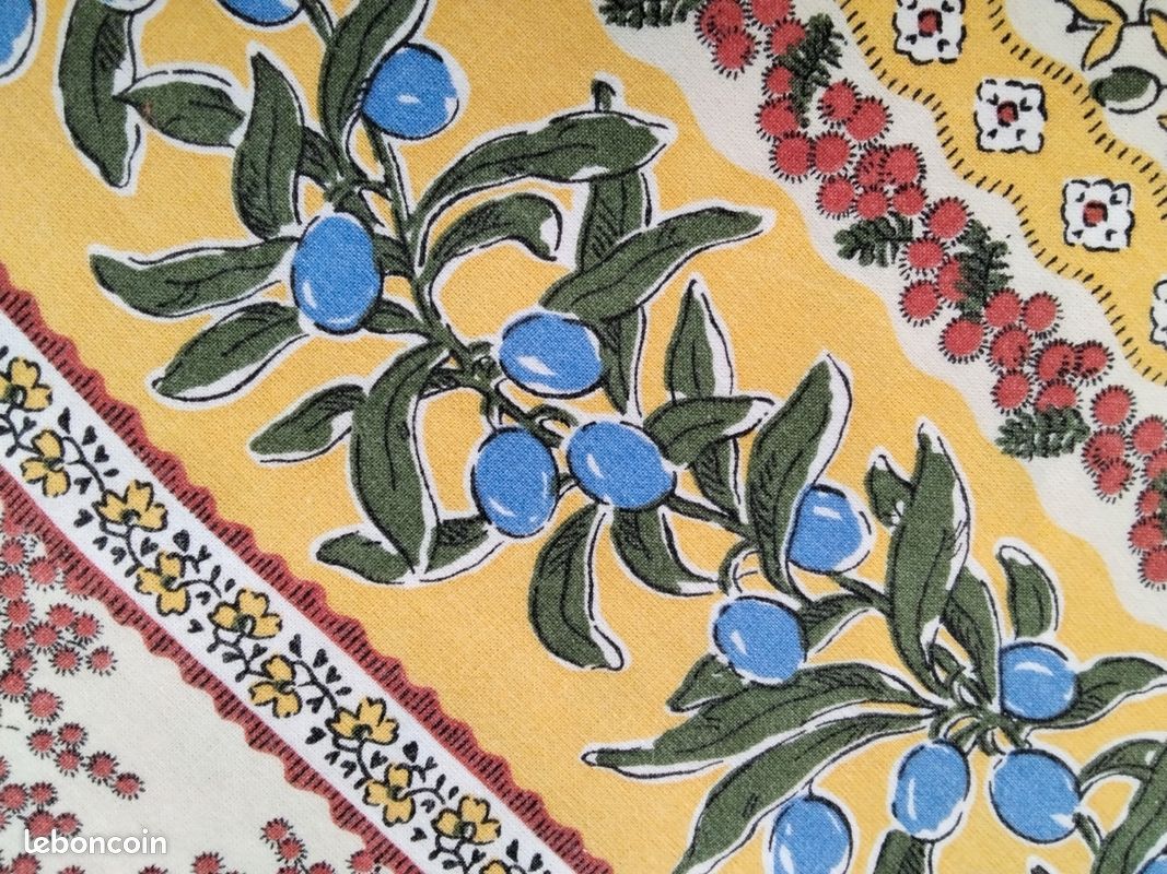 Parure de lit provençale pour lit 140 cm (image 8)