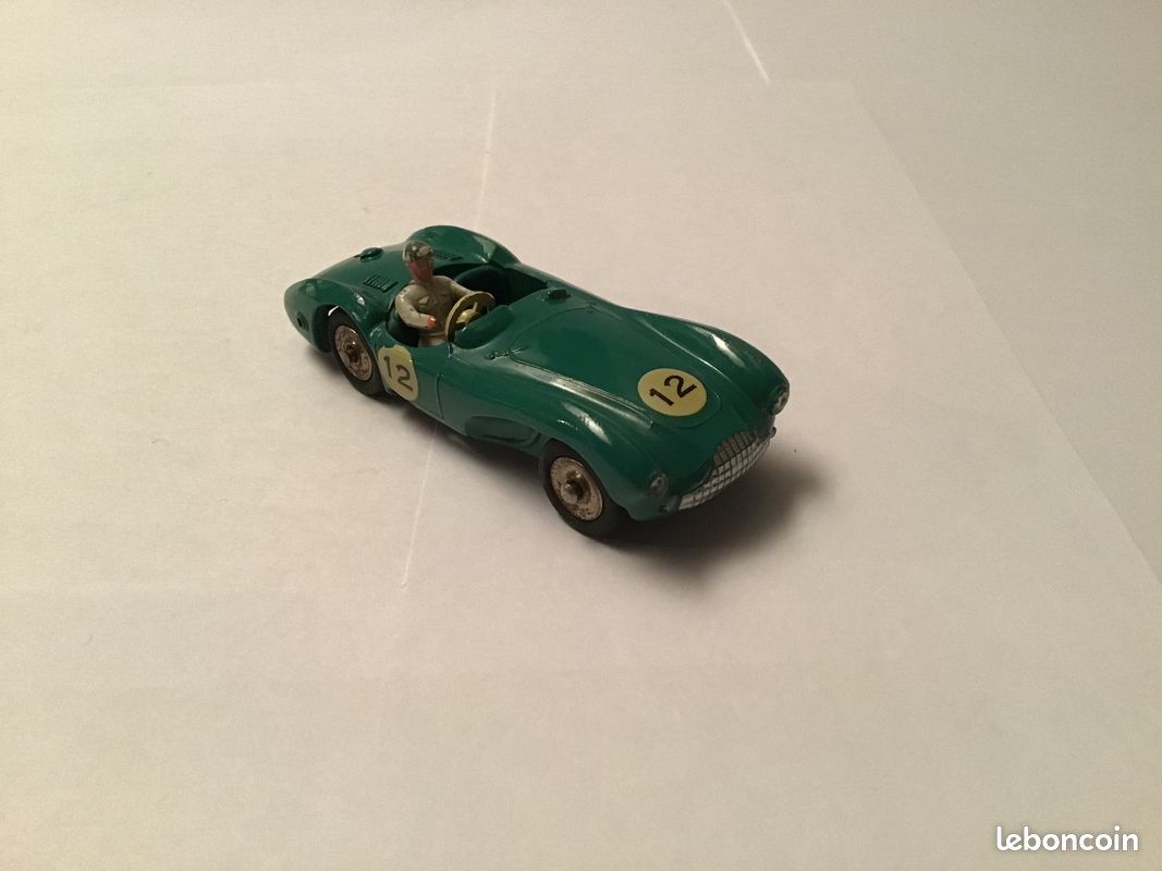 A Dinky Toys No. 110 Aston Martin DB3 sports, finished in green, race