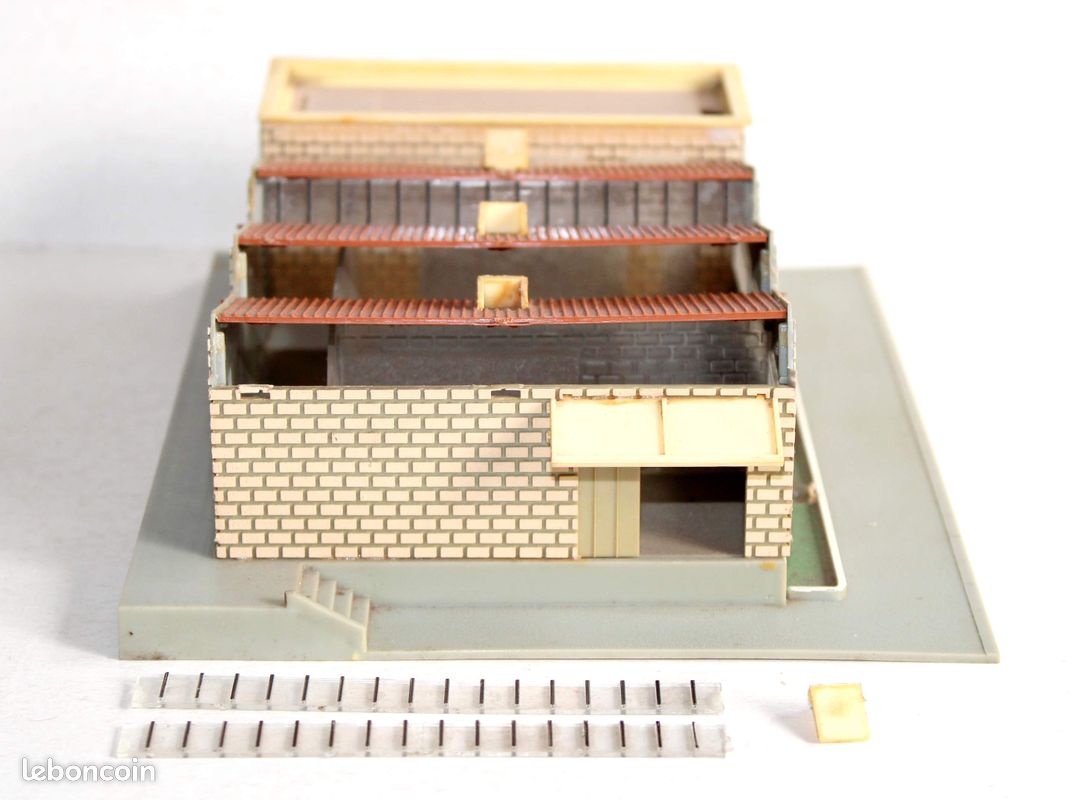 Maquette De Bâtiment D'usine Jouef - Échelle HO - Occasion - Pour Réseau De Train Miniature