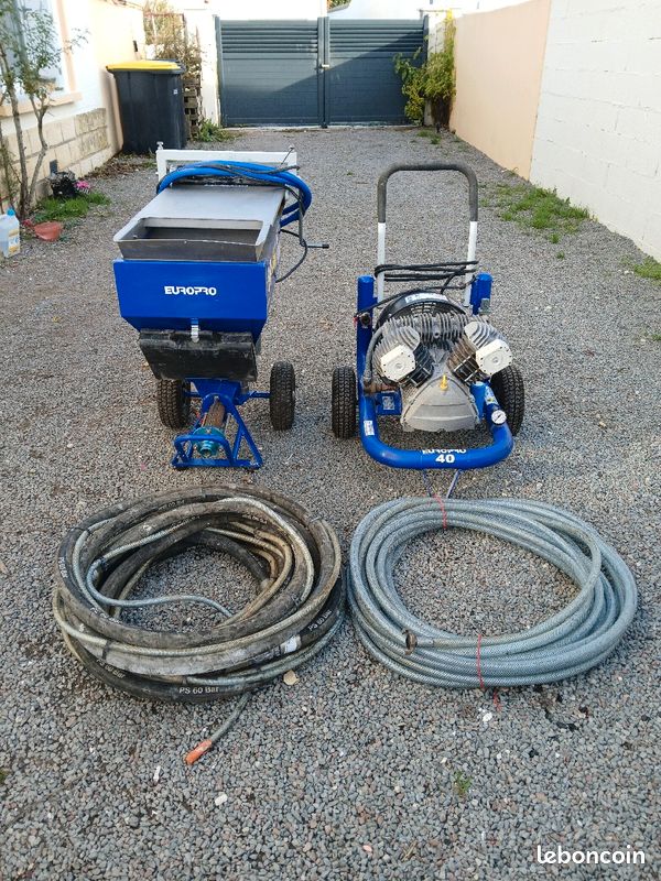 Machine à projeter - BTP - Chantier gros-oeuvre