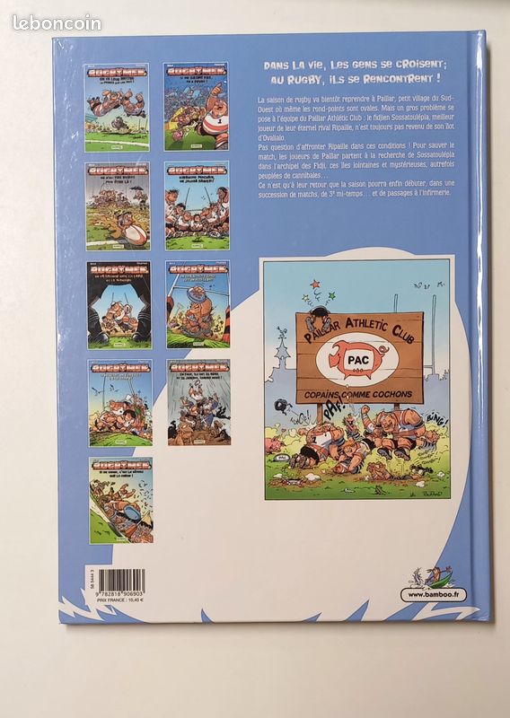 Lot de 5 "Les Rugbymen" neuves (image 10)