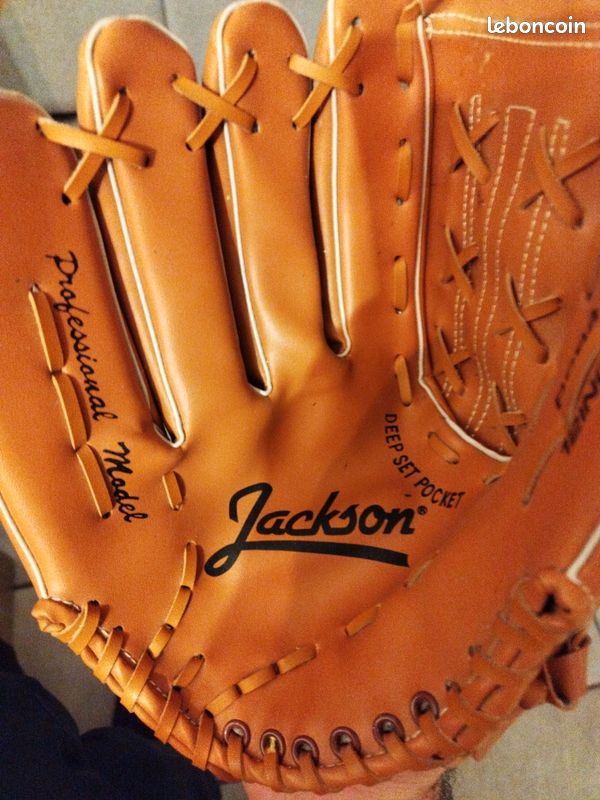Gant De Baseball JACKSON 10 Pouces - Main Gauche, Enfant/adulte, Marron